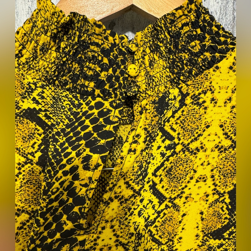 Nanette Nanette Lepore Snake Print High-Low Dress - Picture 6 of 11